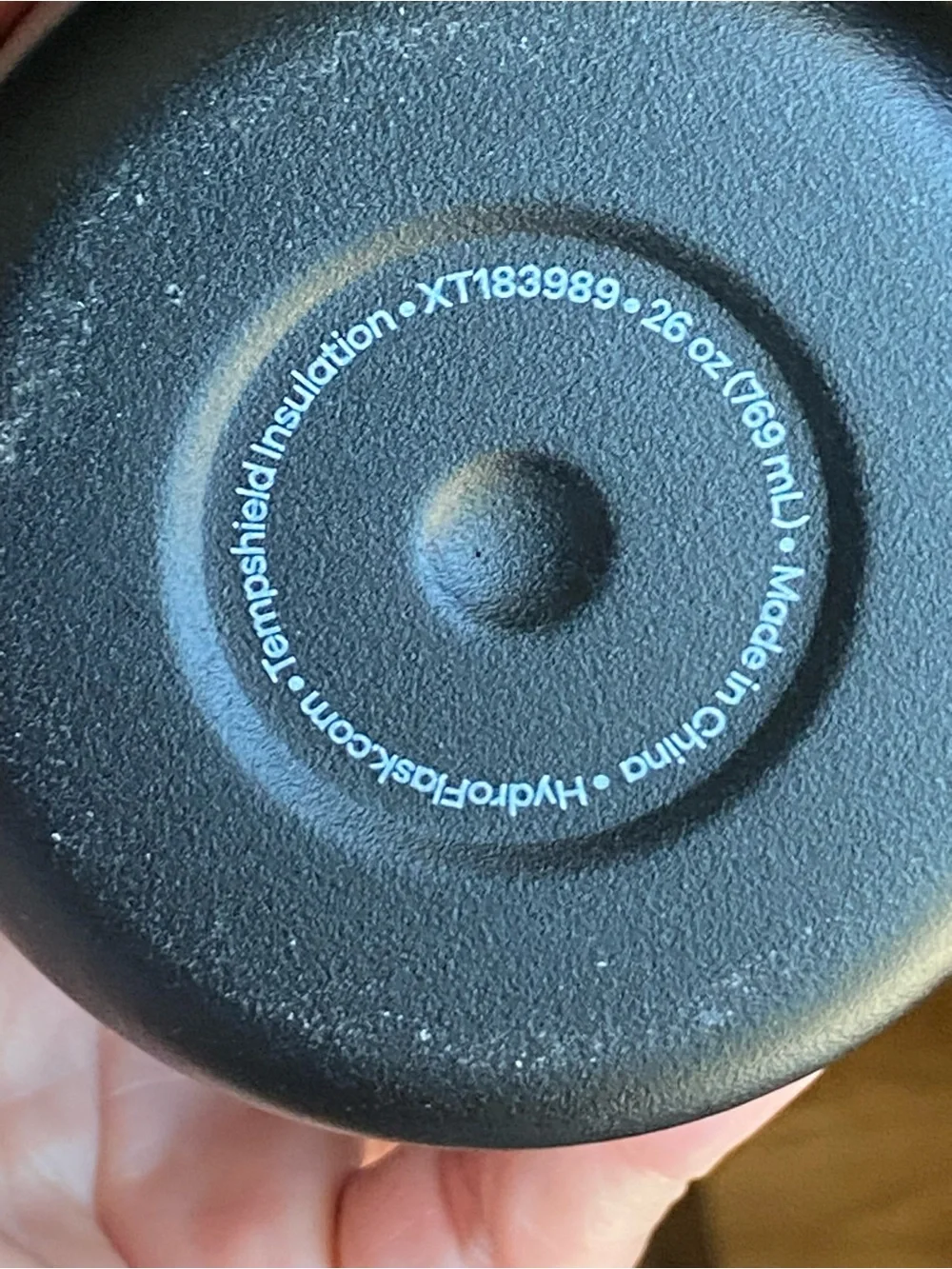 Hydro Flask Black Can Cooler with Gray Accent